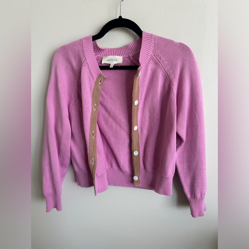The Great The Tiny Cardigan in Lilac Blossom